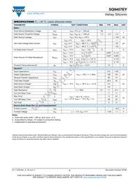 SQ9407EY-T1_GE3 Datasheet Page 2