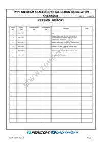 SQA000001 Datasheet Page 2