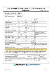 SQA000001 Datasheet Page 3