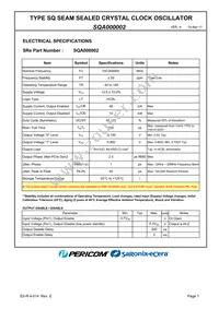 SQA000002 Datasheet Page 3