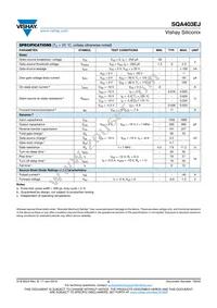 SQA403EJ-T1_GE3 Datasheet Page 2