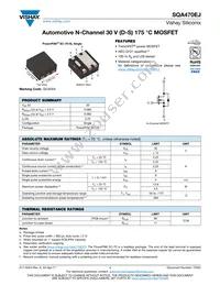 SQA470EJ-T1_GE3 Datasheet Cover