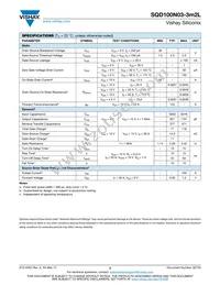 SQD100N03-3M2L_GE3 Datasheet Page 2