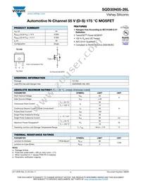 SQD35N05-26L-GE3 Datasheet Cover