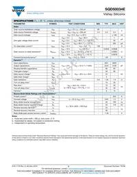 SQD50034E_GE3 Datasheet Page 2