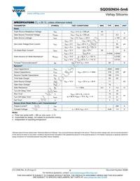 SQD50N04-5M6_GE3 Datasheet Page 2