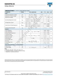 SQD50P08-28_GE3 Datasheet Page 2