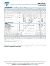 SQD70140EL_GE3 Datasheet Page 2