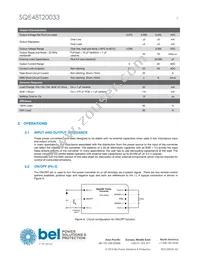 SQE48T20033-NGB0G Datasheet Page 3