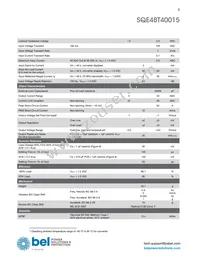 SQE48T40015-NDCKG Datasheet Page 3