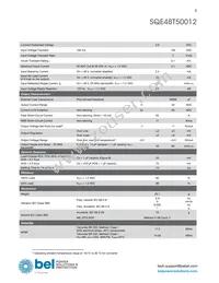 SQE48T50012-NDBKG Datasheet Page 3