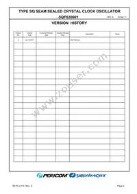 SQF620001 Datasheet Page 2