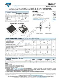 SQJ200EP-T1_GE3 Datasheet Cover