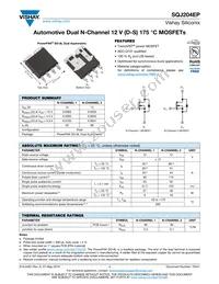 SQJ204EP-T1_GE3 Datasheet Cover