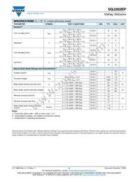 SQJ262EP-T1_GE3 Datasheet Page 3