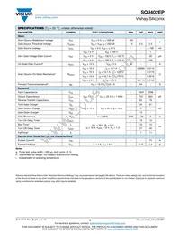 SQJ402EP-T1_GE3 Datasheet Page 2