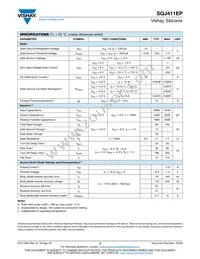 SQJ411EP-T1_GE3 Datasheet Page 2