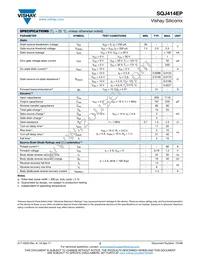 SQJ414EP-T1_GE3 Datasheet Page 2