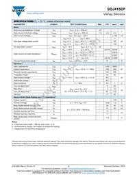 SQJ415EP-T1_GE3 Datasheet Page 2