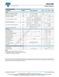 SQJ418EP-T1_GE3 Datasheet Page 2