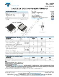 SQJ459EP-T1_GE3 Datasheet Cover