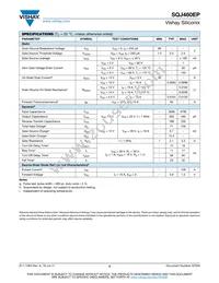 SQJ460AEP-T1_GE3 Datasheet Page 2