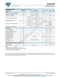 SQJ974EP-T1_GE3 Datasheet Page 2