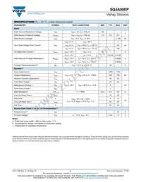 SQJA00EP-T1_GE3 Datasheet Page 2