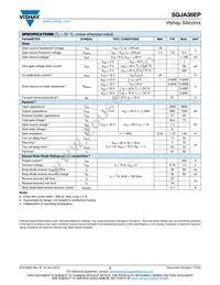 SQJA38EP-T1_GE3 Datasheet Page 2