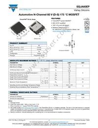 SQJA60EP-T1_GE3 Datasheet Cover