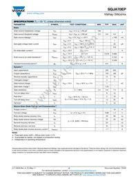 SQJA70EP-T1_GE3 Datasheet Page 2