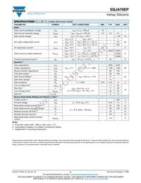 SQJA76EP-T1_GE3 Datasheet Page 2