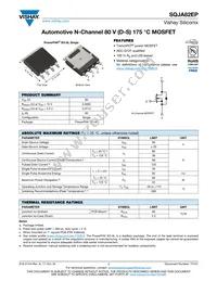 SQJA82EP-T1_GE3 Datasheet Cover