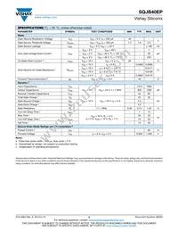 SQJB40EP-T1_GE3 Datasheet Page 2