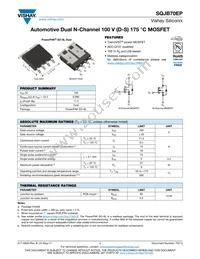 SQJB70EP-T1_GE3 Datasheet Cover