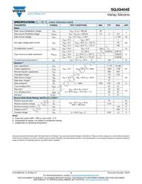 SQJQ404E-T1_GE3 Datasheet Page 2