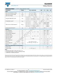 SQJQ900E-T1_GE3 Datasheet Page 2