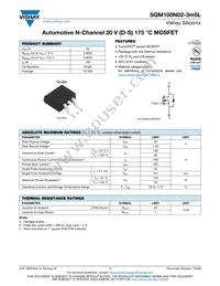 SQM100N02-3M5L_GE3 Datasheet Cover