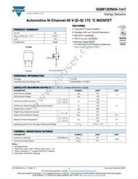 SQM120N04-1M7_GE3 Datasheet Cover