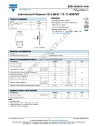 SQM120N10-3M8_GE3 Datasheet Cover