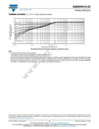 SQM25N15-52_GE3 Datasheet Page 6