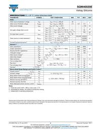 SQM40020E_GE3 Datasheet Page 2