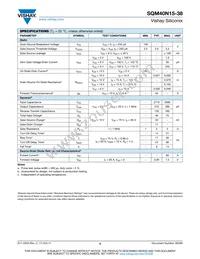 SQM40N15-38_GE3 Datasheet Page 2