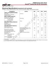 SQM48T25015-PCA0 Datasheet Page 2