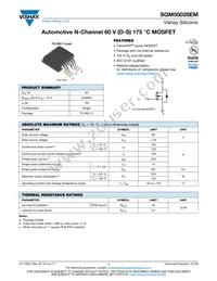 SQM50028EM_GE3 Datasheet Cover