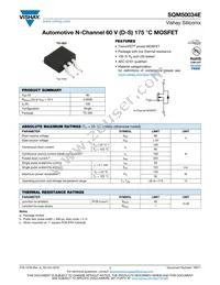 SQM50034E_GE3 Datasheet Cover