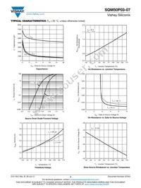 SQM50P03-07_GE3 Datasheet Page 4