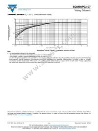 SQM50P03-07_GE3 Datasheet Page 6