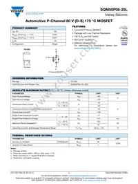 SQM50P08-25L_GE3 Datasheet Cover