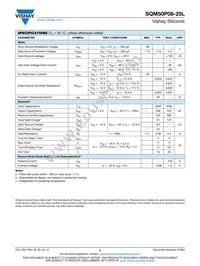 SQM50P08-25L_GE3 Datasheet Page 2